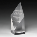 Diamond Obelisk Award - Laser Engraved (5 3/4"x2"x2")